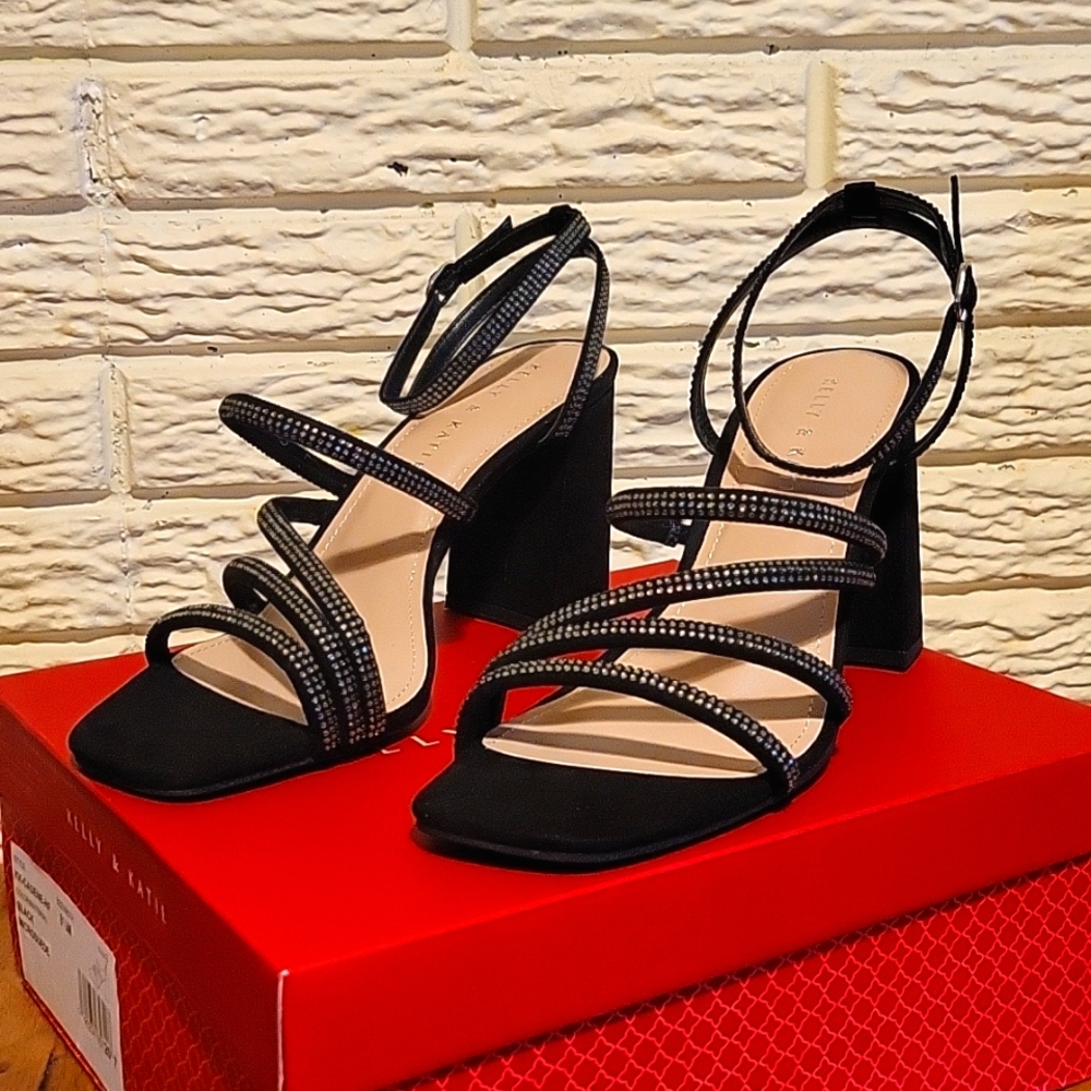 Kelly & Katie Cadene rhinestone sandals
